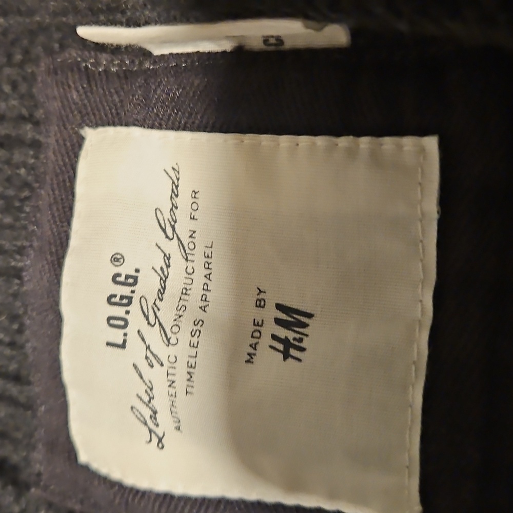 H&M Black Ribbed Button-Front Cardigan Jacket - Picture 2 of 5